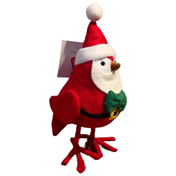 Wondershop Rare 2016 Jolly Santa Christmas Holiday Decor Bird - Picture 2 of 5